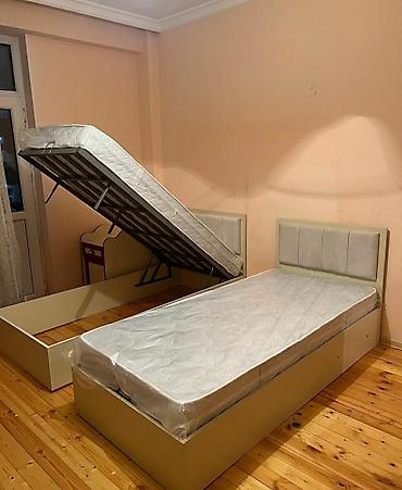 Çarpayılar: Yeni, Təknəfərlik çarpayı, Bazalı, Matras ilə, Siyirməsiz, Azərbaycan — 3