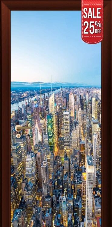 Ostali kućni dekor: Samolepljivi tapet za vasa vrata po ceni od 3600din po jednoj strani — 2