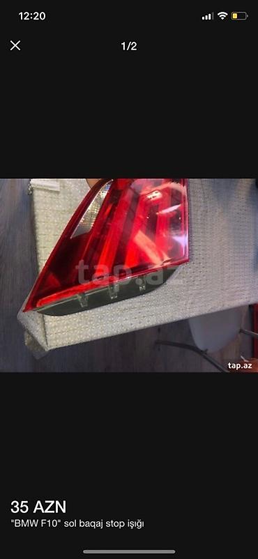 bmw stop: Bu, BMW F10 modelinə uyğun gələn sol baqaj stop işığıdır — 2