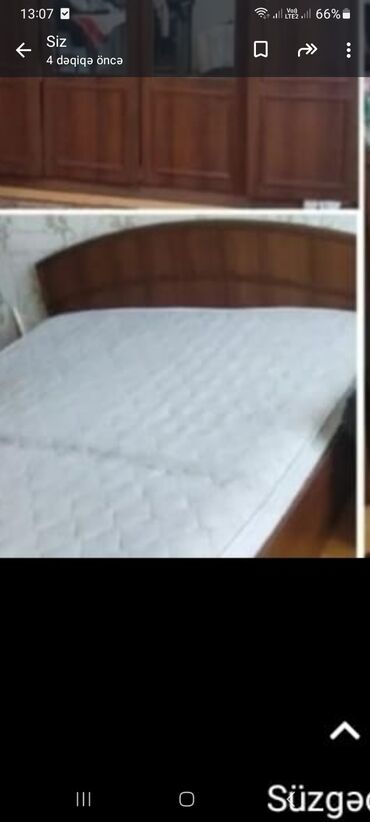 Спальные гарнитуры: Двуспальная кровать, 2 тумбы, Россия, Новый