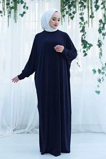 hicab geyimler: Повседневное платье, Макси, XL (EU 42)