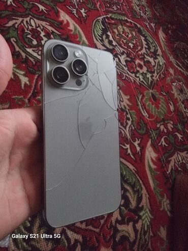нерабочий компьютер: IPhone 15 Pro Max, Колдонулган, Ак