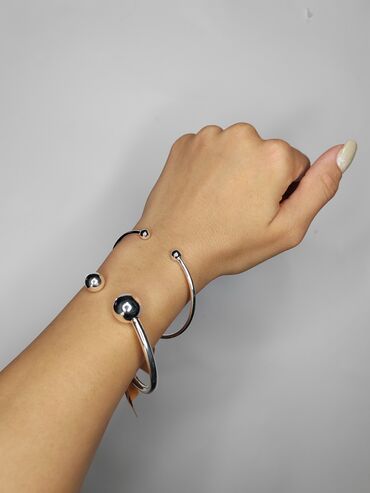 pletene narukvice: Bangle, Material: Silver