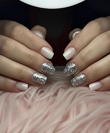 nails: Xidmət: Peşəkar manikür və dırnaq dizaynı Təsvir: - Klassik, fransız — 3