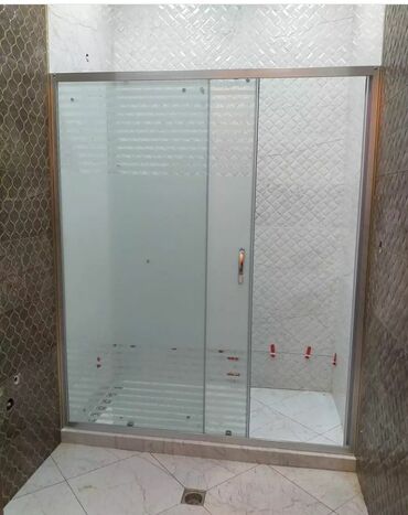 Duş kabinaları, arakəsmələr: Yeni Üstü açıq kabina, Künc üçün, Pulsuz çatdırılma — 11