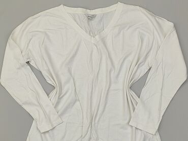 bluzka biała z kołnierzykiem: Bluzka Diverse, L (EU 40), Bawełna, stan - Dobry