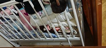 matras taxt ucun: Oğlan və qız üçün, İşlənmiş, Dördbucaq, Beşik, Matrassız, Yellənmə mexanizmi ilə — 2