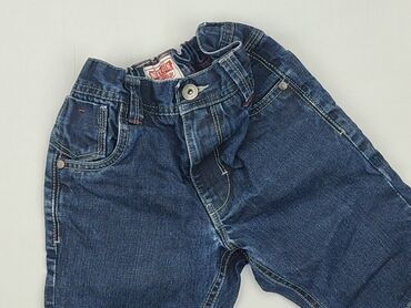 legginsy chłopięce smyk: Spodnie jeansowe, 3-6 m, stan - Dobry