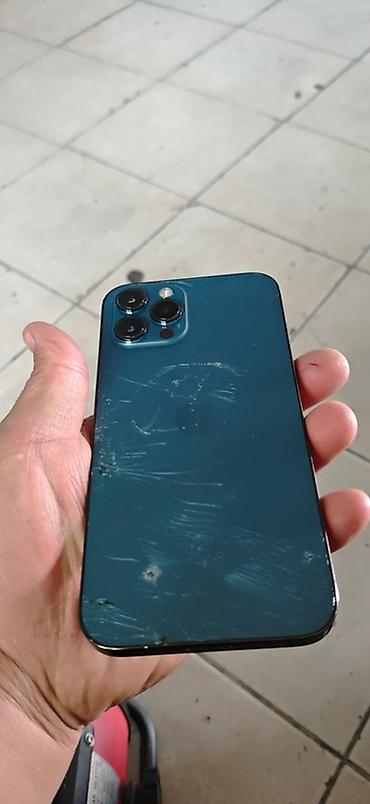 76: IPhone 12 Pro Max, Б/у, 256 ГБ, Blue Titanium, Зарядное устройство, Защитное стекло, Чехол, 76 % — 5