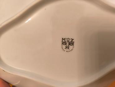 dekor vitrin: MZ Czech Republic porselen piyalə dəsti – 2 ədəd - İstehsalçı: MZ — 2