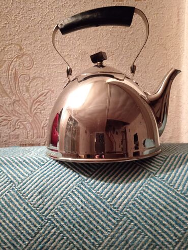 Çaydanlar: Rəng - Gümüşü, Çaydan, Paslanmayan polad, 2,5 bucket volume l — 1