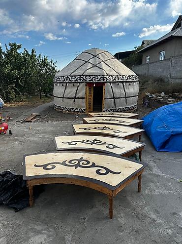 Аренда юрт: Аренда юрты, Каркас Деревянный, 75 баш, Казан, Посуда, С полом — 3
