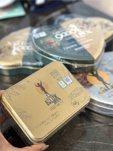 Кофе: Məhsul: Slim Lux Coffee – Premium (qutulu) Təsvir: - Şık metal qutuda