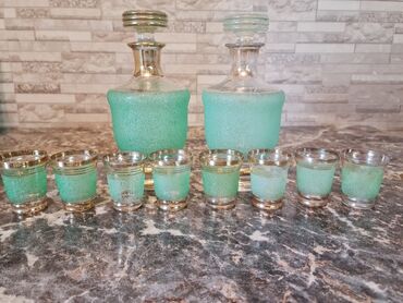 Наборы посуды: Винтаж ссср Графины 1 шт и 5 рюмок в идеальном состоянии с позолотой — 4