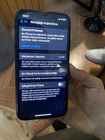 ikinci el iphone xr: IPhone Xr, 64 GB, Qara, Qırıq — 5