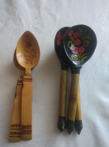 деревянные посуды: Ложки из дерева в нормальном состоянии б, у