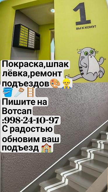 обои ремонт дома: Покраска стен, На водной основе, На масляной основе, Больше 6 лет опыта — 1