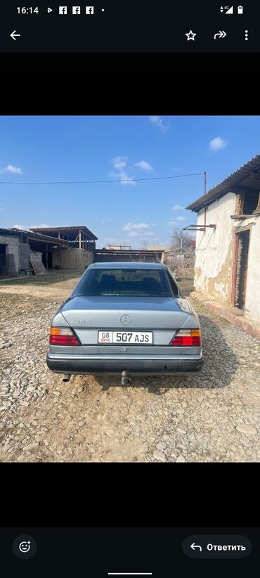 продаю портер или меняю: Mercedes-Benz E-Class: 1989 г., 2.3 л, Механика, Бензин, Седан