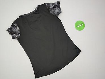 czarne dresy: T-shirt damski, rozmiar L — 3