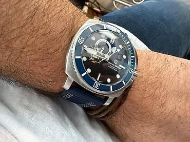 Ručni satovi: PAGANI DESIGN PD-1736 -Plava- Seiko Automatic mehanizam Potpuno nov — 3