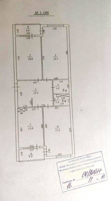 Yeni tikili: 3 otaqlı, Yeni tikili, m. Xətai, 110 kv. m — 26