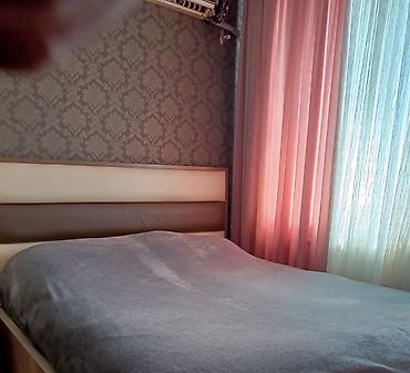 qoz: Yataq otağı dəsti - Dördkünc başlıqlı ikirəngli çarpayı: yumşaq süni — 3