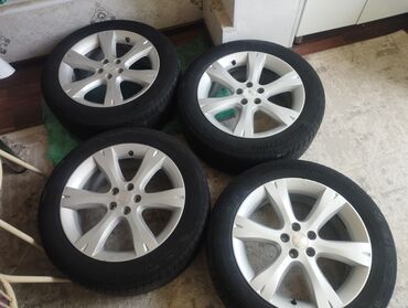 Диски: Литые Диски R 17 Subaru, Комплект, отверстий - 5, Б/у