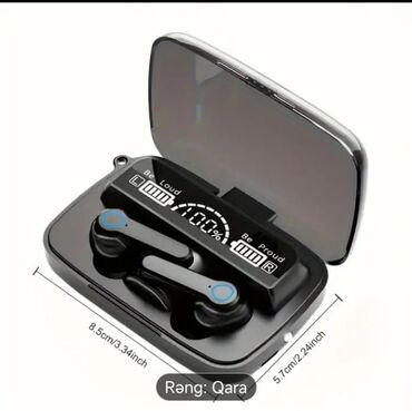Qulaqcıqlar: Yeni Simsiz (Bluetooth) Qulaqcıqlar, rəng - Qara — 8