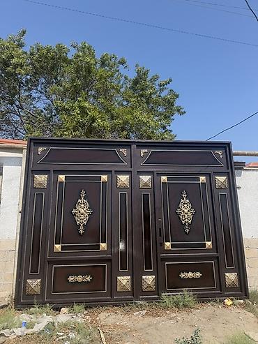 darvza: Yeni Dəmir Həyət darvazası, Yana açılan, 350 m, Mexaniki, Qapı ilə, Kredit var, Ödənişli quraşdırma, Ünvandan götürmə, Ödənişli çatdırılma, Rayonlara çatdırılma — 3