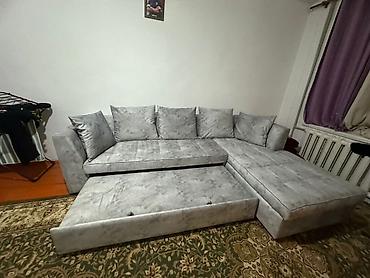 Угловые диваны: Угловой диван, C подушками — 9