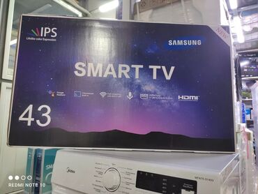 аренда телевизоров: Акция Телевизоры Samsung Android 13 с голосовым управлением, 43