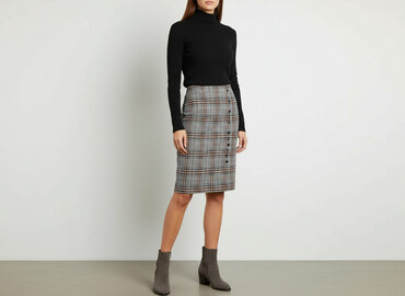 spódnice w krate vinted: Amisu, Spódnica damska, rozmiar XS