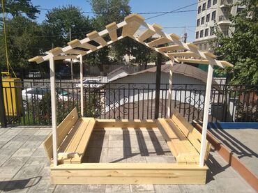 домики для детей в Кыргызстан | Другие товары для детей: Песочница трансформер! Песочница домик! Изготавливаем на заказ. Любые