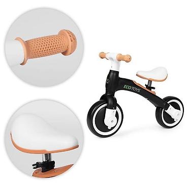 exit obuca zenska: Ecotoys balans bicikl sa pedalama i pomoćnim točkovima 3u1 – black — 3