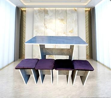 Кухонные столы и стулья: Кухонный стол и стул, Новый, Платная доставка, цвет - Черный — 7