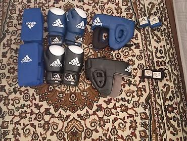 Boks aparatları: Boks və kikboks üçün tam dəst – Adidas və Everlast s və m razmeri bir — 1
