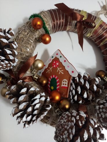 Praznična dekoracija: Venac, bоја - Šareno, Novo — 5