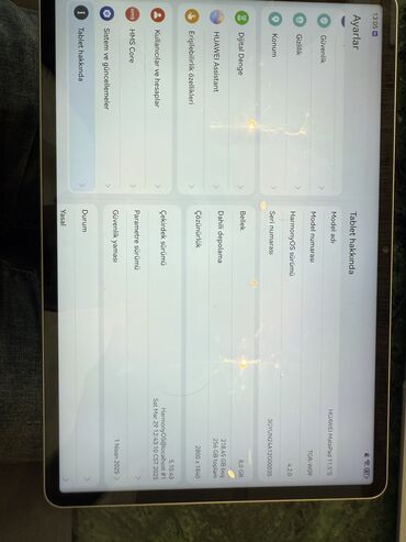 maxi day tablet qiymeti: İstehsalçı HUAWEI Əməliyyat sistemi HarmonyOS Əməliyyat sisteminin