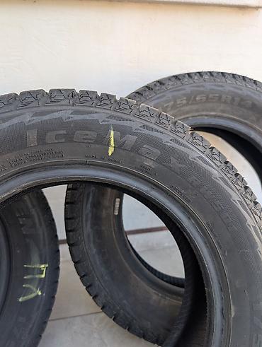 stud 100: Комплект шин для kia morning Зимние шины без шипов Kapsen IceMax — 3