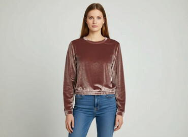 aksamitne bluzy: Bluza damska
, rozmiar S