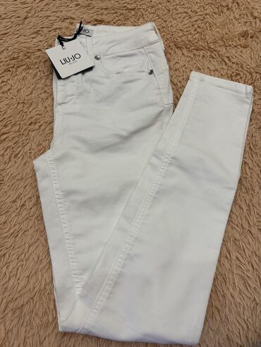 скупка старой одежды: Брюки S (EU 36), цвет - Белый