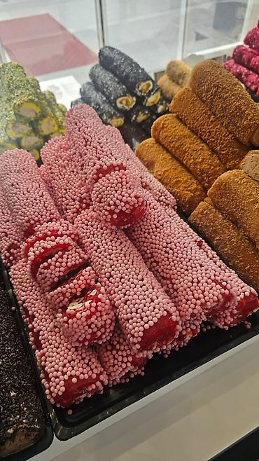 Кондитерские изделия, сладости: Турецкие сладости ассорти - Лукум классический: нежные кубики — 9