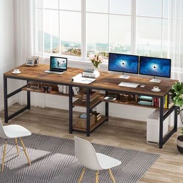 Masalar: Kompüter masası, Yeni, Açılmayan, Metal, Dördbucaq masa — 3