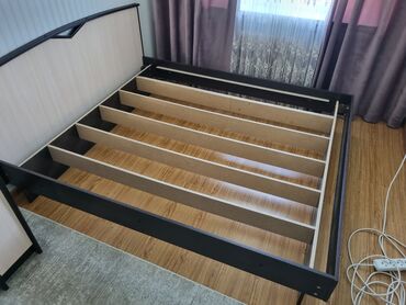кровать 2 спальная: Эки кишилик керебет, Without a mattress, узуну - 190 см