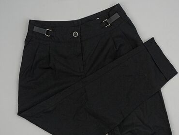 eleganckie sukienki wieczorowe allegro: Material trousers for women, size M (EU 38)