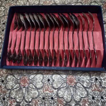 Süfrə ləvazimat dəstləri: Qedimi hamisı tam teze bulud qaşığlari xörek qaşığ destıəri itort — 14