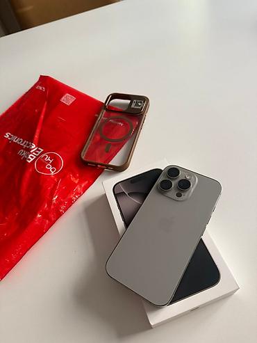 iphone 8 plus irsad electronics: IPhone 16 Pro, 256 GB, Natural Titanium, Barmaq izi, Face ID, Simsiz şarj — 8