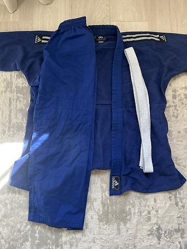 ролики новые: Кимоно для дзюдо/самбо adidas, синего цвета. почти не носилось — 3