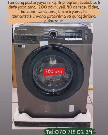 Paltaryuyan maşınlar: Paltaryuyan maşın 6 kq, Yeni, Pulsuz çatdırılma — 17