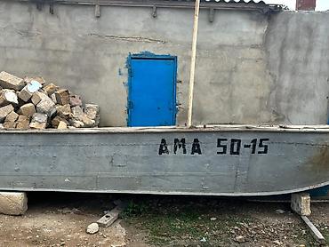 balıq məhsullarının satışı: Metallik korpuslu qayıq və 55lik yamaha mator - Material: perçinli — 4